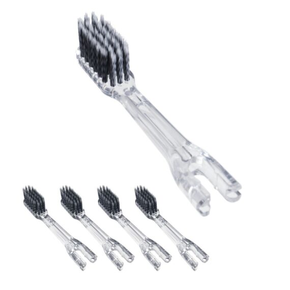 4 Reihen, extra feine Spiralborsten